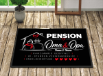 Fussmatte New "Pension" Oma & Opa "personalisiert"